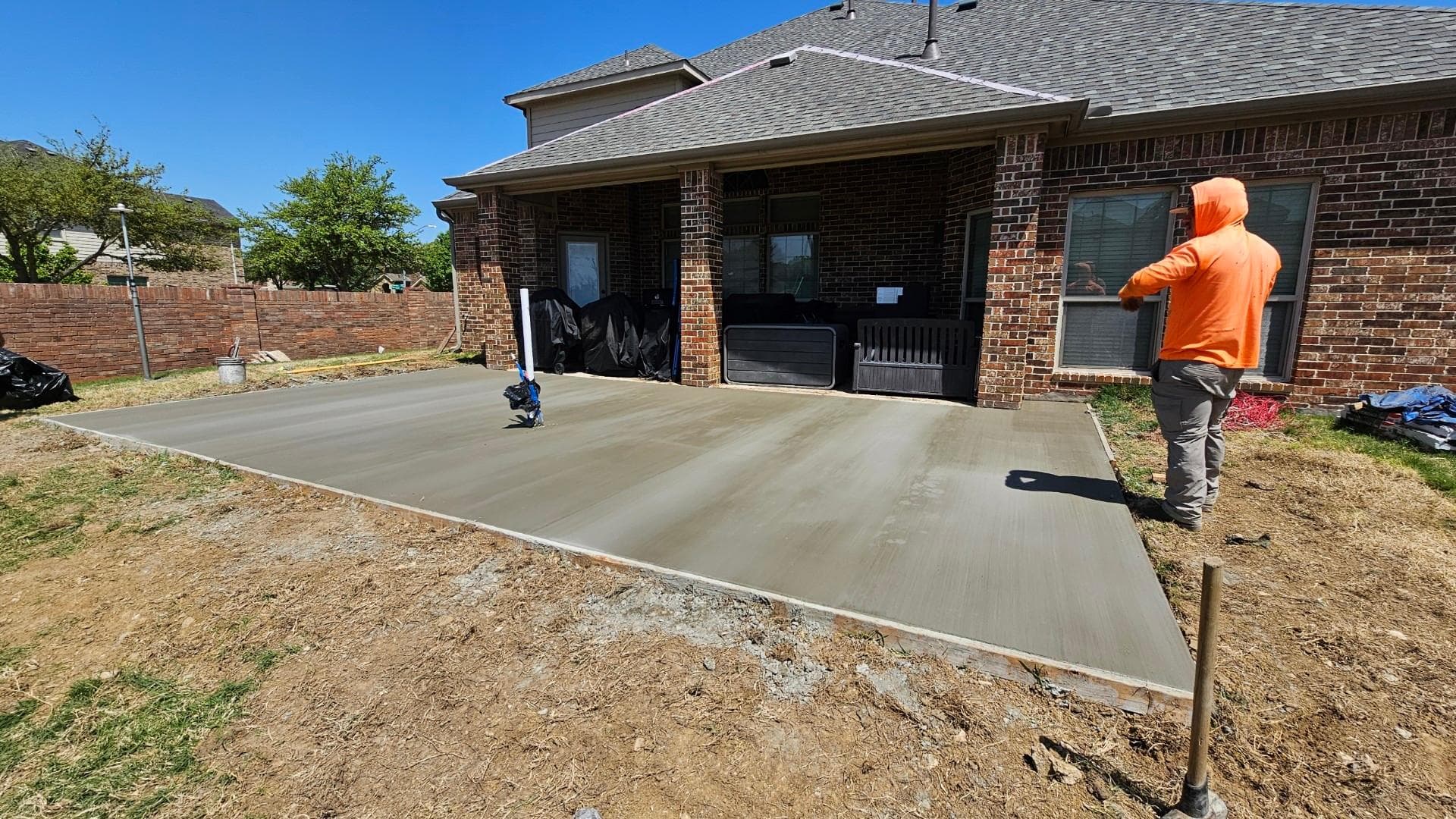 Concrete Base for Outdoor Kitchen image